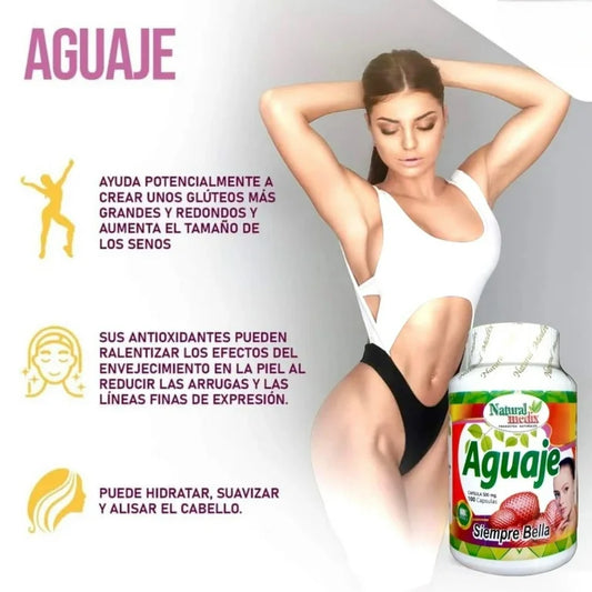 Aguaje Siempre Bella – Natural Medix | 100 Cápsulas de 500 mg