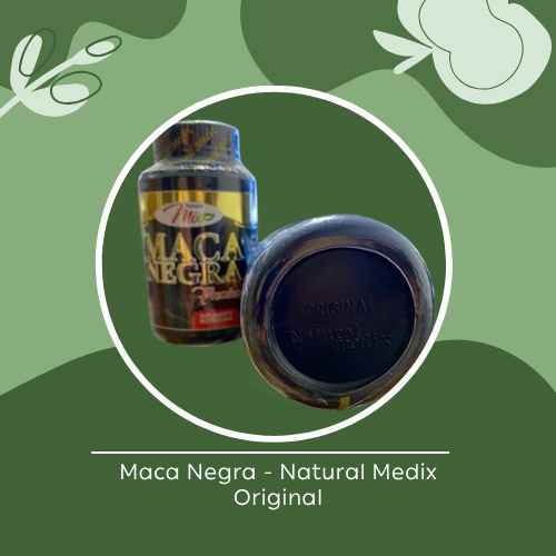 Maca Negra Premium – Natural Medix | 100 Cápsulas de 500 mg