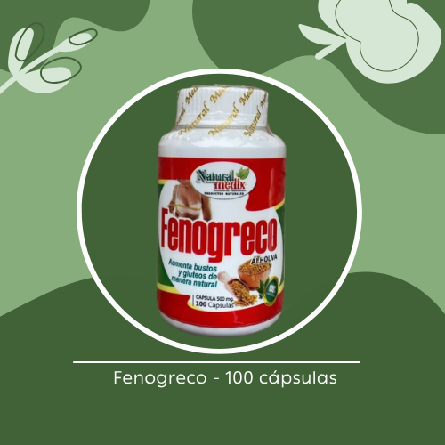 Fenogreco Premium – Natural Medix | 100 Cápsulas de 500 mg