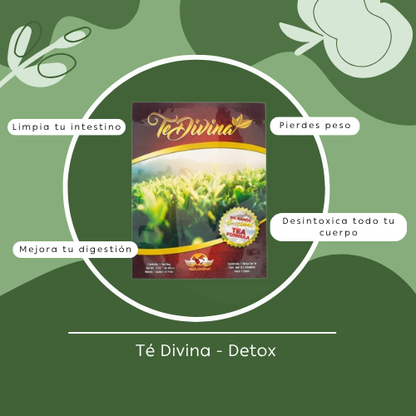 Té Detox TeDivina – Vida Divina | 1 Sobre para 7 Días