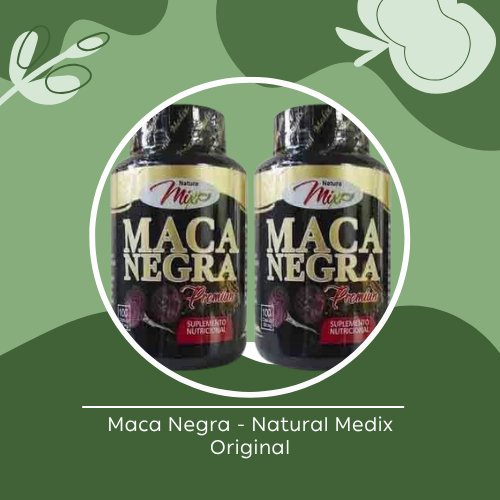 Maca Negra Premium – Natural Medix | 100 Cápsulas de 500 mg