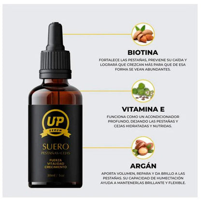 Serum Fortalecedor para Pestañas y Cejas UP – 30 ml